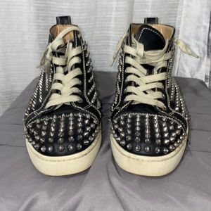 studded sneakers. Still in style.